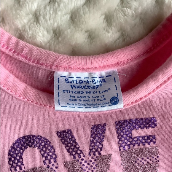 Build A Bear Workshop Love Top - Picture 2 of 3